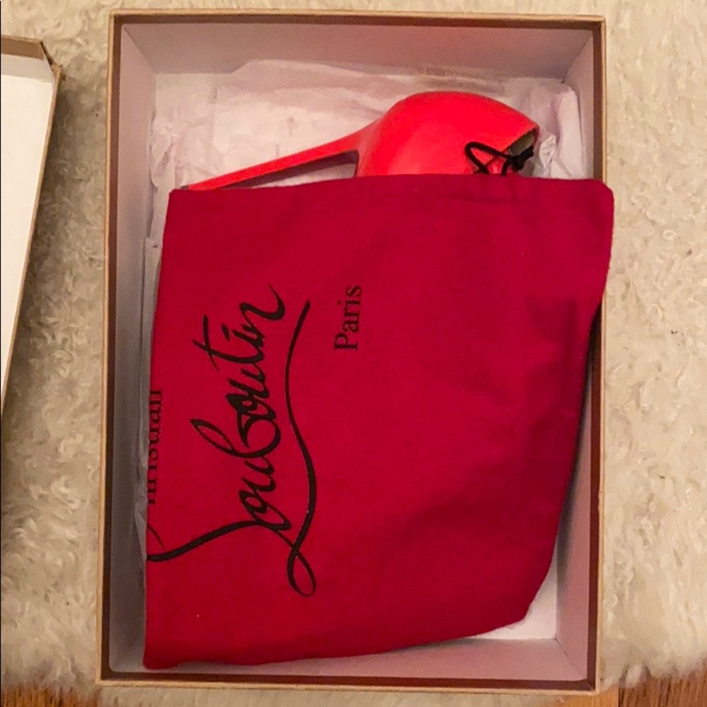 Louboutin Pigalle 120 Fluo Chic Pumps - Picture 7 of 8